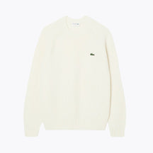 LC Thick Carded Wool Crew Neck Sweater