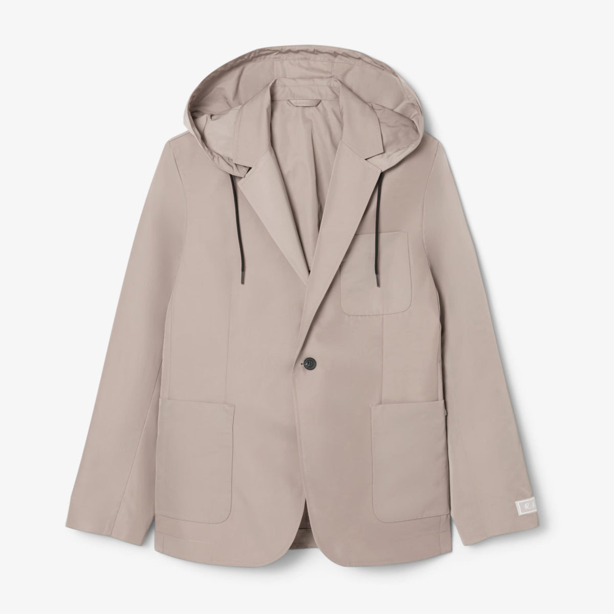 LC Twill Blazer with Hood