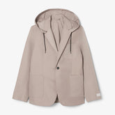 LC Twill Blazer with Hood