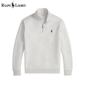RL Double-Knit Mockneck Pullover