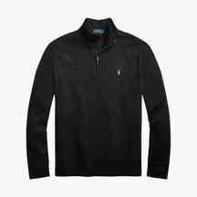 RL Estate-Rib Quarter-Zip Pullover