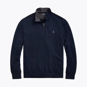 RL Luxury Jersey Quarter-Zip Pullover