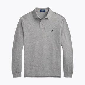 RL Mesh Long-Sleeve Polo Shirt