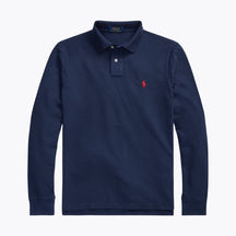 RL Mesh Long-Sleeve Polo Shirt