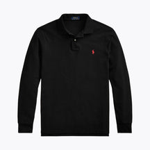 RL Mesh Long-Sleeve Polo Shirt