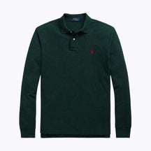 RL Mesh Long-Sleeve Polo Shirt