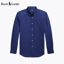 RL Slim Fit Garment-Dyed Oxford Shirt