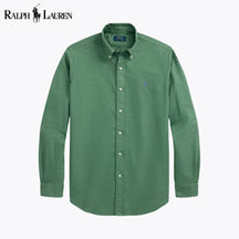 RL Slim Fit Garment-Dyed Oxford Shirt