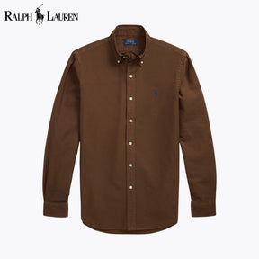 RL Slim Fit Garment-Dyed Oxford Shirt