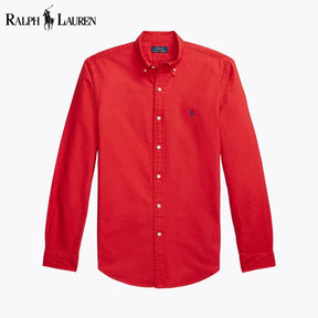 RL Slim Fit Garment-Dyed Oxford Shirt