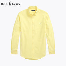 RL Slim Fit Garment-Dyed Oxford Shirt