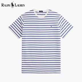 RL Striped Jersey Crewneck T-Shirt
