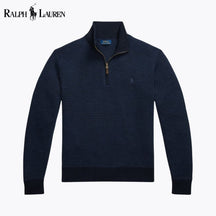 RL Washable Wool Quarter-Zip Sweater