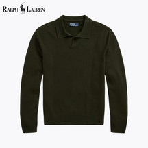 RL Wool Johnny-Collar Sweater